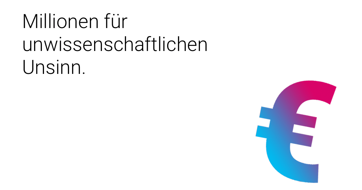 Gesundheitsminister Spahn verbrennt Millionen für unwissenschaftlichen Unsinn