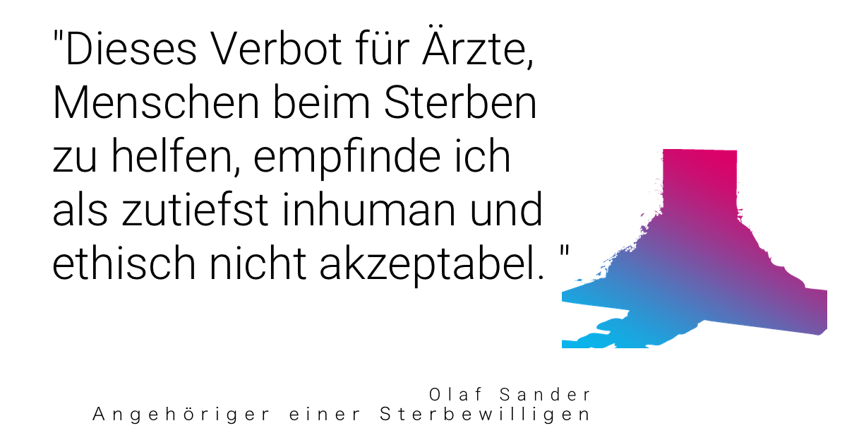 Selbstbestimmtes Sterben: Interview mit Olaf Sander